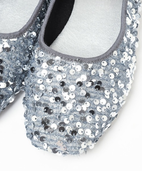 niko and...（ニコアンド）の「オリジナルスパンコールカンフーシューズ（バレエシューズ・レディース・シルバー/その他1/ブラック・LARGE/MEDIUM/SMALL）」の17枚目の写真