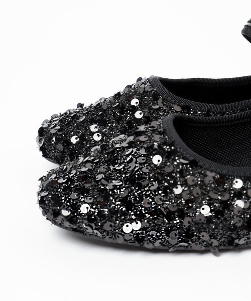 niko and...（ニコアンド）の「オリジナルスパンコールカンフーシューズ（バレエシューズ・レディース・シルバー/その他1/ブラック・LARGE/MEDIUM/SMALL）」の19枚目の写真