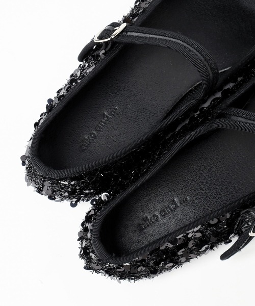 niko and...（ニコアンド）の「オリジナルスパンコールカンフーシューズ（バレエシューズ・レディース・シルバー/その他1/ブラック・LARGE/MEDIUM/SMALL）」の11枚目の写真