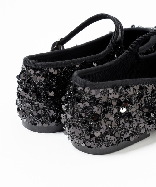 niko and...（ニコアンド）の「オリジナルスパンコールカンフーシューズ（バレエシューズ・レディース・シルバー/その他1/ブラック・LARGE/MEDIUM/SMALL）」の12枚目の写真