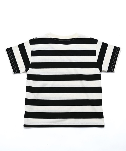 Arnold Palmer(アーノルドパーマー)の「ボーダー カットソー Tシャツ(Tシャツ/カットソー・キッズ・ブラック/ベージュ・145cm/135cm/125cm/115cm/105cm/95cm)」の5枚目の写真