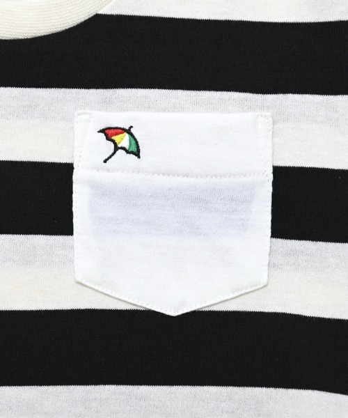 Arnold Palmer(アーノルドパーマー)の「ボーダー カットソー Tシャツ(Tシャツ/カットソー・キッズ・ブラック/ベージュ・145cm/135cm/125cm/115cm/105cm/95cm)」の6枚目の写真