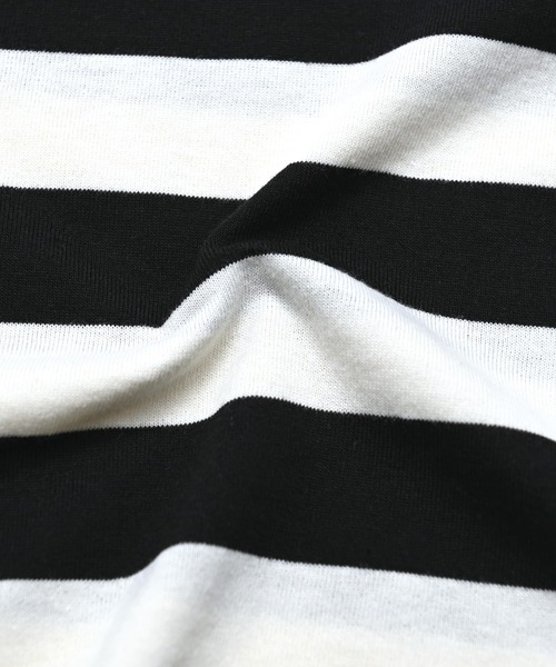 Arnold Palmer(アーノルドパーマー)の「ボーダー カットソー Tシャツ(Tシャツ/カットソー・キッズ・ブラック/ベージュ・145cm/135cm/125cm/115cm/105cm/95cm)」の3枚目の写真