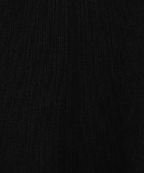 BAYFLOW（ベイフロー）の「カットアウト半袖Tシャツ（Tシャツ/カットソー・レディース・ブラック/ラベンダー/オフホワイト・FREE）」の4枚目の写真