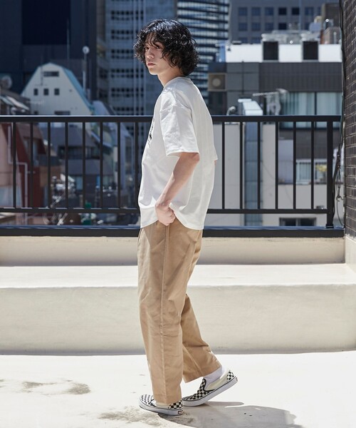 coen（コーエン）の「FreeSpeech（フリースピーチ）別注チノワイドパンツ（チノパンツ・メンズ・ベージュ/ネイビー・M/L）」の14枚目の写真