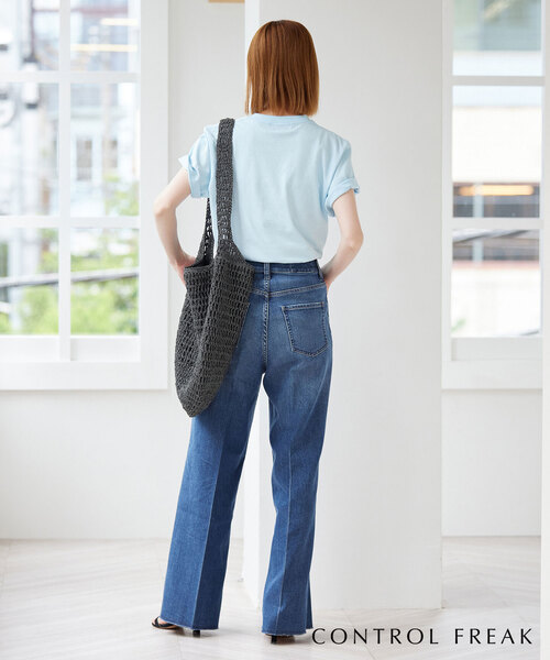 SLOBE IENA(スローブイエナ)の「CONTROL FREAK ホソペーパークロッシェショルダー 234-121507(かごバッグ・レディース・ホワイト/ブラック/アイボリー・FREE)」の6枚目の写真