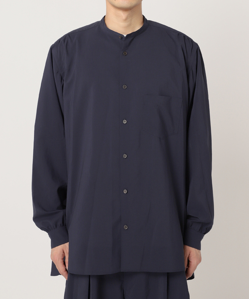 EDIFICE（エディフィス）の「T/E(ティー/イー) フレンチワーク グランパシャツ（シャツ/ブラウス・メンズ・ブラック/ネイビー・MEDIUM/LARGE）」の22枚目の写真