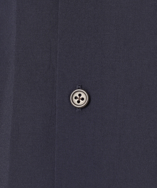 EDIFICE（エディフィス）の「T/E(ティー/イー) フレンチワーク グランパシャツ（シャツ/ブラウス・メンズ・ブラック/ネイビー・MEDIUM/LARGE）」の4枚目の写真