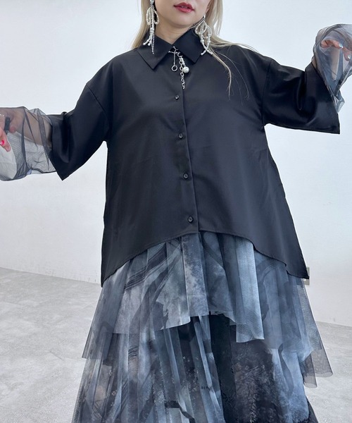 HARE（ハレ）の「【万美＆CHiNPAN×HARE】レイヤードシャツ（シャツ  