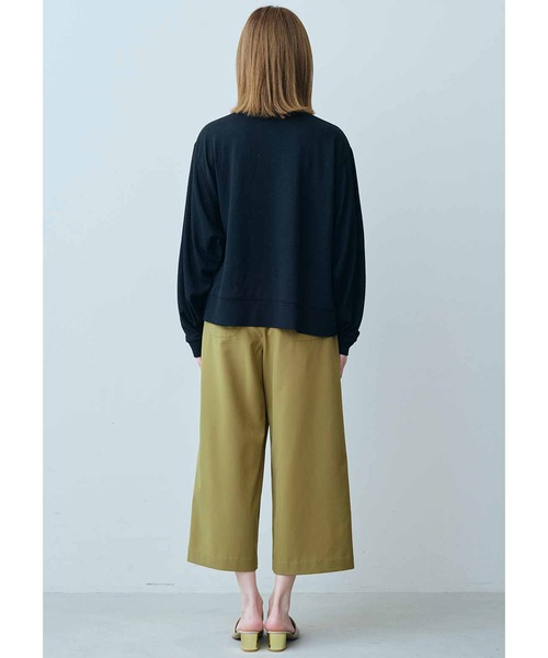 IEDIT(イディット)の「IEDIT ひんやりした接触冷感が気持ちいい ふくれジャカードカットソーのスナップボタンカーディガン(カーディガン/ボレロ・レディース・オフホワイト/グレー/ブラック・LARGE/MEDIUM/X-LARGE/SMALL)」の7枚目の写真