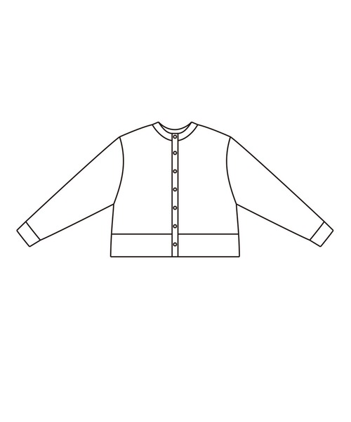 IEDIT(イディット)の「IEDIT ひんやりした接触冷感が気持ちいい ふくれジャカードカットソーのスナップボタンカーディガン(カーディガン/ボレロ・レディース・オフホワイト/グレー/ブラック・LARGE/MEDIUM/X-LARGE/SMALL)」の10枚目の写真