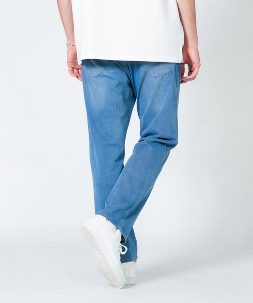 【BLUE STANDARD/ブルースタンダード】接触冷感 COOL 2WAYストレッチ ニットデニムパンツ（デニムパンツ）｜Blue Standard （ブルースタンダード）