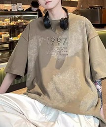 オーバーサイズ 刺繍 Tシャツ