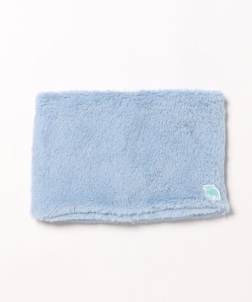 moz(モズ)の「moz/モズ キッズ ボアネック(ネックウォーマー/スヌード・キッズ・サックスブルー/ベージュ/ミント/ブラウン・ONE SIZE)」の4枚目の写真