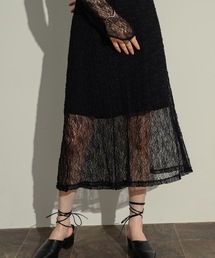 NEUNA | フラワーメッシュOP(ワンピース)