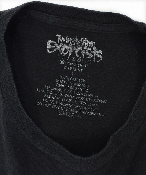 VINTAGE（ヴィンテージ）の「【ヴィンテージ古着】Twin Star Exorcists / 双星の陰陽師 プリントTシャツ（Tシャツ/カットソー・メンズ・ブラック・LARGE）」の5枚目の写真