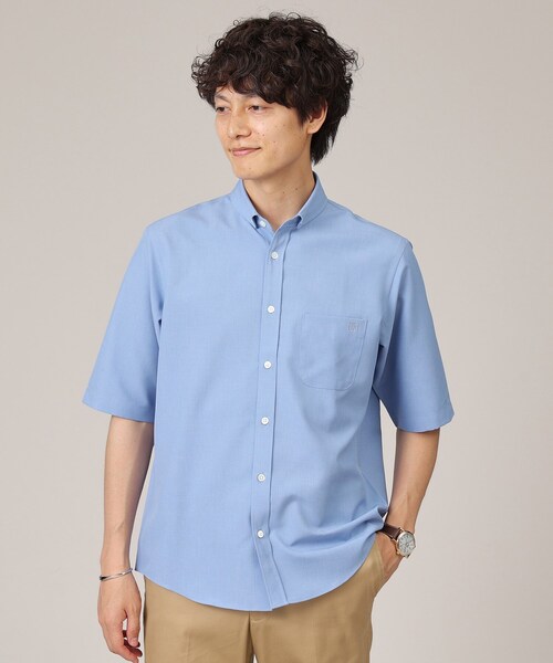 【セール】ウェザーチビBD5分袖シャツ（シャツ/ブラウス）｜TAKEO KIKUCHI（タケオキクチ）