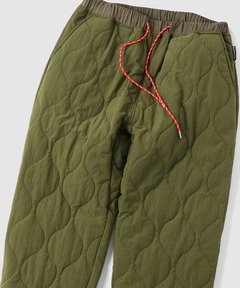 【暖】リップストップキルティングパンツ