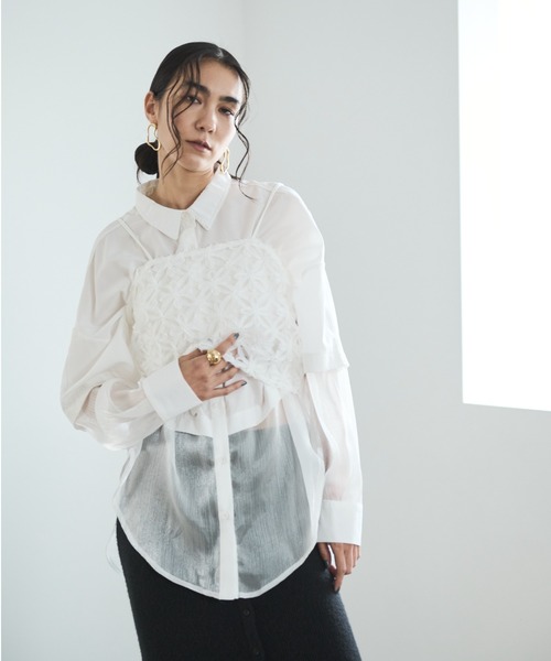 MarchAprilMay アンゲブラ ビスチェ シースルー MarchAprilMay アンゲブラ ビスチェ シースルー