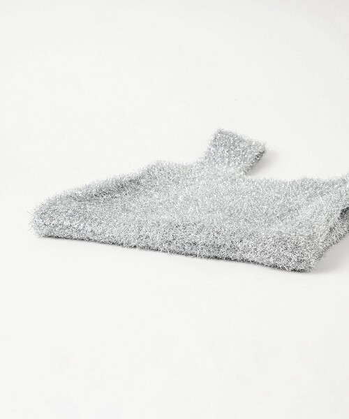 green label relaxing（グリーンレーベルリラクシング）の「シャイニー ニット マーケット バッグ（トートバッグ・レディース・ブラック/オフホワイト/シルバー/ゴールド/コバルトブルー・FREE）」の14枚目の写真