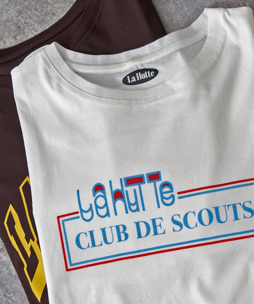 【セール】La Hutte / ラ・ユット シルケットスムースプリントLS TEE(Tシャツ/カットソー)|Spick & Span(スピックアンドスパン)