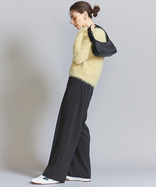BEAUTY&YOUTH UNITED ARROWS(ビューティーアンドユースユナイテッドアローズ)の「ナイロン ムーン ワイドベルト ワンショルダーバッグ(ショルダーバッグ・レディース・ブラック・FREE)」の2枚目の写真