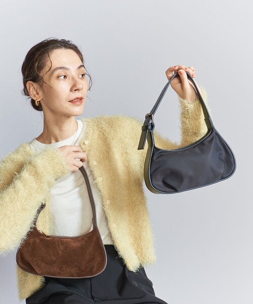 BEAUTY&YOUTH UNITED ARROWS(ビューティーアンドユースユナイテッドアローズ)の「ナイロン ムーン ワイドベルト ワンショルダーバッグ(ショルダーバッグ・レディース・ブラック・FREE)」の4枚目の写真