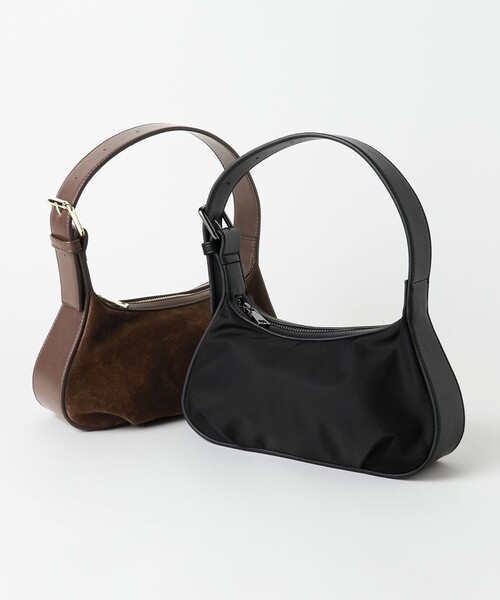 BEAUTY&YOUTH UNITED ARROWS(ビューティーアンドユースユナイテッドアローズ)の「ナイロン ムーン ワイドベルト ワンショルダーバッグ(ショルダーバッグ・レディース・ブラック・FREE)」の13枚目の写真