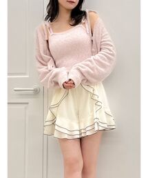 dazzlin | ミニシャギーラメニットカーデトップス(カーディガン/ボレロ)