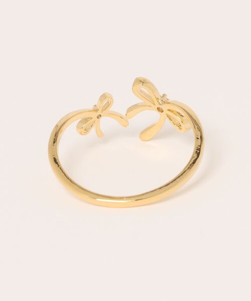 flower（フラワー）の「リボンハグリング（リング・レディース・ゴールド・FREE）」の5枚目の写真