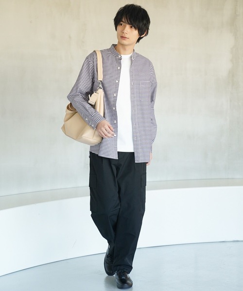 GLOBAL WORK（グローバルワーク）の「クリーンストレッチカーゴパンツ/115880（カーゴパンツ・メンズ・カーキ/ブラック・MEDIUM/LARGE/X-SMALL/SMALL）」の22枚目の写真