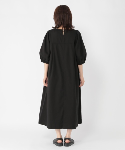 studio CLIP（スタディオクリップ）の「ランタンスリーブデニムワンピース（ワンピース・レディース・インディゴブルー/ブラック・FREE）」の7枚目の写真