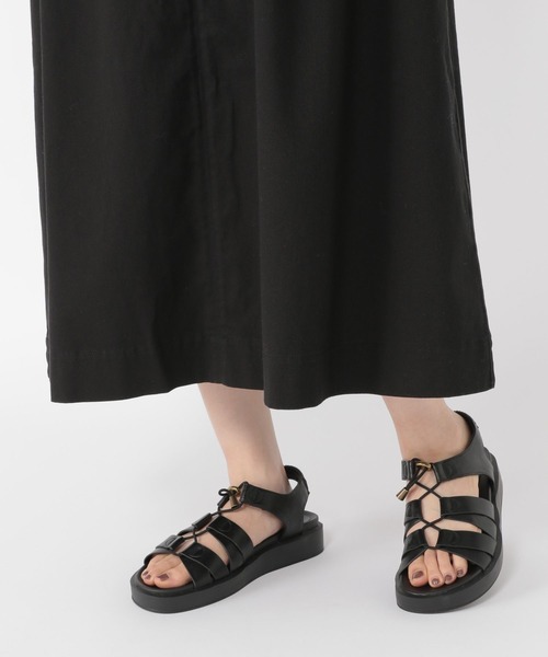 studio CLIP（スタディオクリップ）の「ランタンスリーブデニムワンピース（ワンピース・レディース・インディゴブルー/ブラック・FREE）」の11枚目の写真