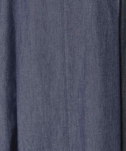 studio CLIP（スタディオクリップ）の「ランタンスリーブデニムワンピース（ワンピース・レディース・インディゴブルー/ブラック・FREE）」の14枚目の写真