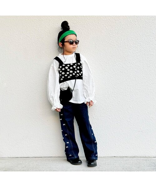 セール】【リンク・2Pセット】ジャガードビスチェ＆ロンT（T