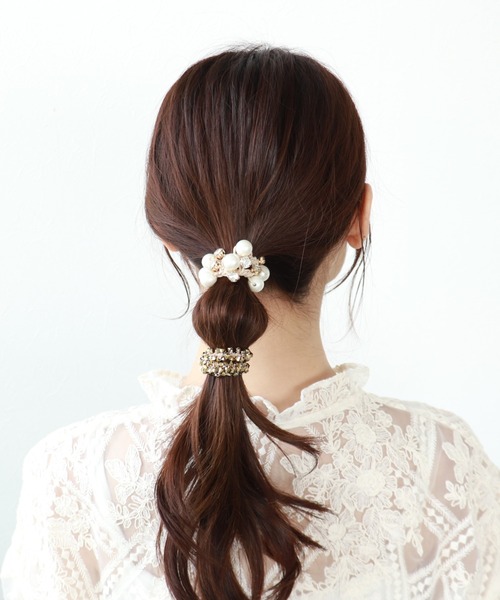 セット３個ヘアゴム モチーフ付ヘアゴム3個セット | 3COINS(スリーコインズ