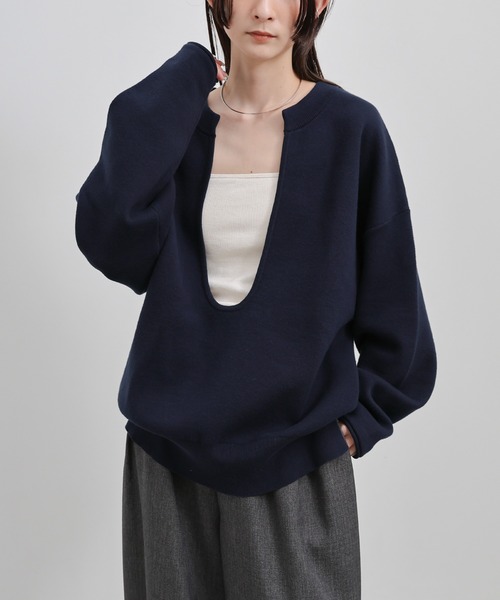セレクトモカ セーター　ニット F ゆったりニット✨【1239】 ケーブルオーバーサイズニット（ニット/セーター）｜select MOCA