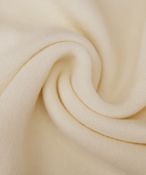 select MOCA（セレクトモカ）の「ディープUネックスウェットライクニット（ニット/セーター・レディース・チャコール/アイボリー/ブラック/ネイビー・FREE/SMALL）」の11枚目の写真