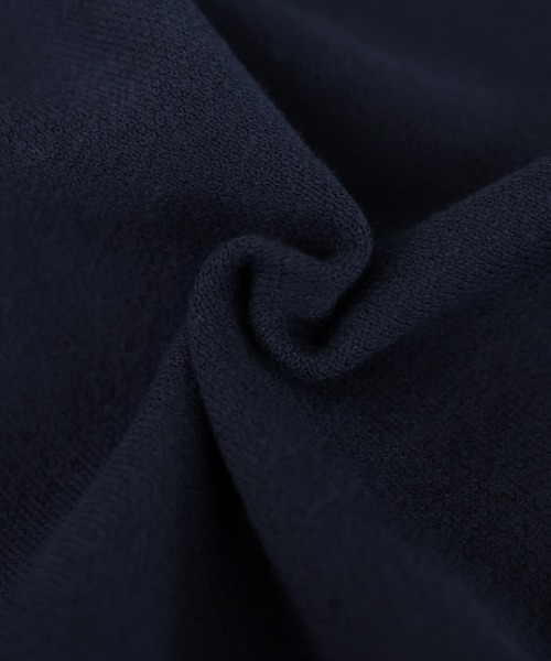 select MOCA（セレクトモカ）の「ディープUネックスウェットライクニット（ニット/セーター・レディース・チャコール/アイボリー/ブラック/ネイビー・FREE/SMALL）」の12枚目の写真