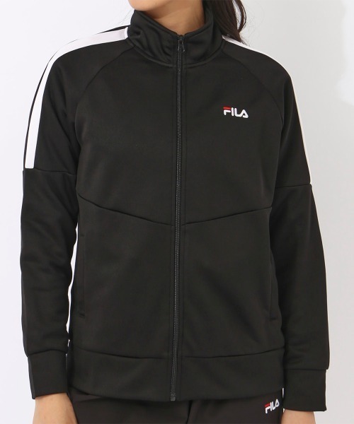 FILA（フィラ）の「裏起毛ブリスタートラックジャケット（その他アウター・レディース・ネイビー/グレー系/ブラック/チャコールグレー・X-LARGE/MEDIUM/LARGE）」の8枚目の写真