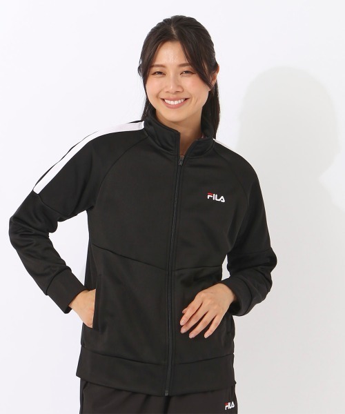 FILA（フィラ）の「裏起毛ブリスタートラックジャケット（その他アウター・レディース・ネイビー/グレー系/ブラック/チャコールグレー・X-LARGE/MEDIUM/LARGE）」の7枚目の写真