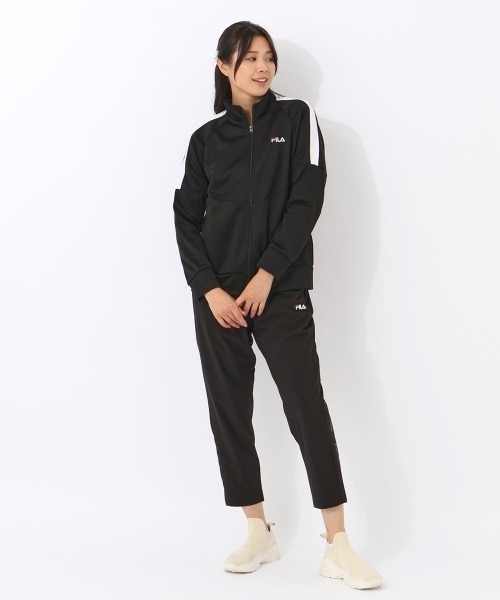 FILA（フィラ）の「裏起毛ブリスタートラックジャケット（その他アウター・レディース・ネイビー/グレー系/ブラック/チャコールグレー・X-LARGE/MEDIUM/LARGE）」の5枚目の写真