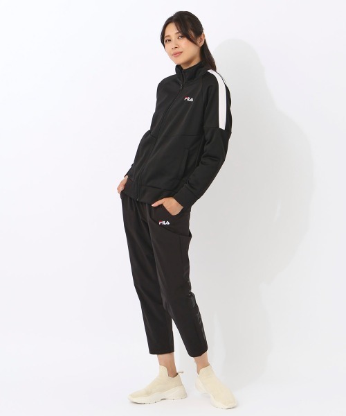 FILA（フィラ）の「裏起毛ブリスタートラックジャケット（その他アウター・レディース・ネイビー/グレー系/ブラック/チャコールグレー・X-LARGE/MEDIUM/LARGE）」の6枚目の写真