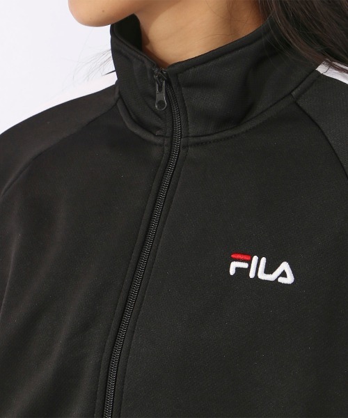FILA（フィラ）の「裏起毛ブリスタートラックジャケット（その他アウター・レディース・ネイビー/グレー系/ブラック/チャコールグレー・X-LARGE/MEDIUM/LARGE）」の11枚目の写真