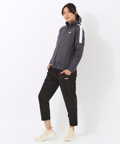 FILA（フィラ）の「裏起毛ブリスタートラックジャケット（その他アウター・レディース・ネイビー/グレー系/ブラック/チャコールグレー・X-LARGE/MEDIUM/LARGE）」の15枚目の写真
