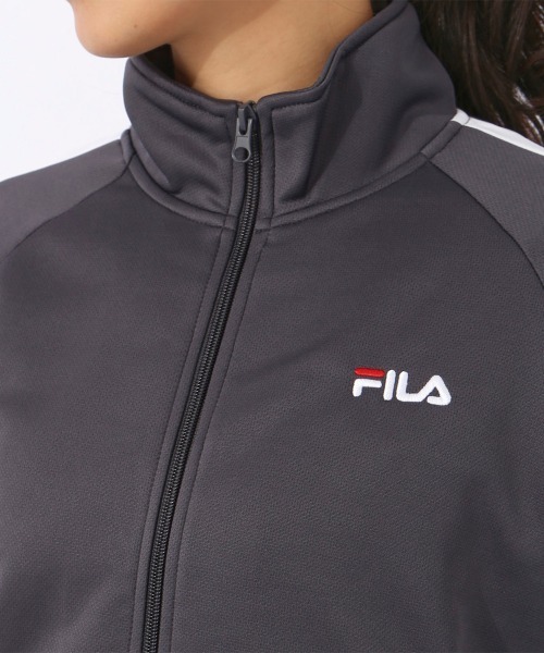 FILA（フィラ）の「裏起毛ブリスタートラックジャケット（その他アウター・レディース・ネイビー/グレー系/ブラック/チャコールグレー・X-LARGE/MEDIUM/LARGE）」の20枚目の写真
