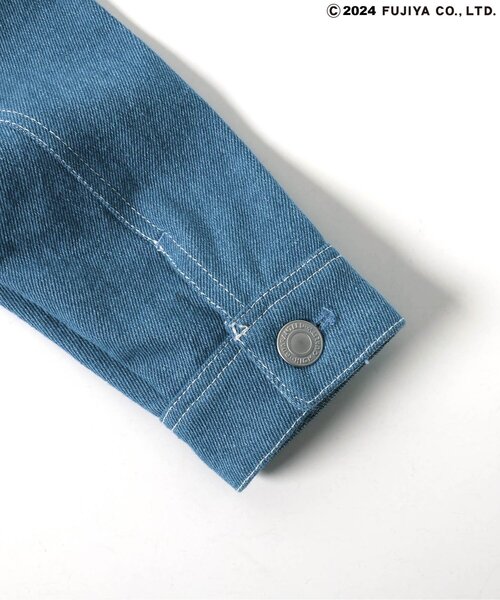 apres les cours（アプレレクール）の「PEKO&POKO デニムジャケット（デニムジャケット・キッズ・インディゴブルー・130/120/110/100/90/80）」の4枚目の写真