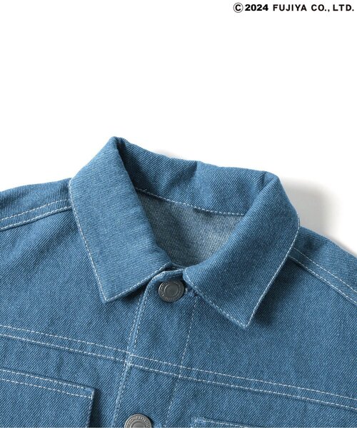 apres les cours（アプレレクール）の「PEKO&POKO デニムジャケット（デニムジャケット・キッズ・インディゴブルー・130/120/110/100/90/80）」の11枚目の写真
