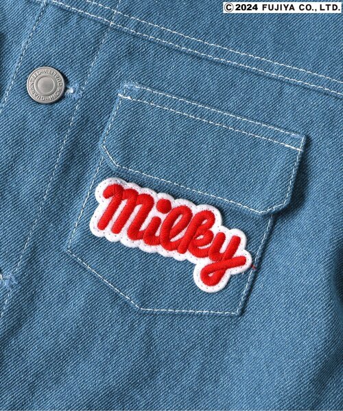 apres les cours（アプレレクール）の「PEKO&POKO デニムジャケット（デニムジャケット・キッズ・インディゴブルー・130/120/110/100/90/80）」の13枚目の写真