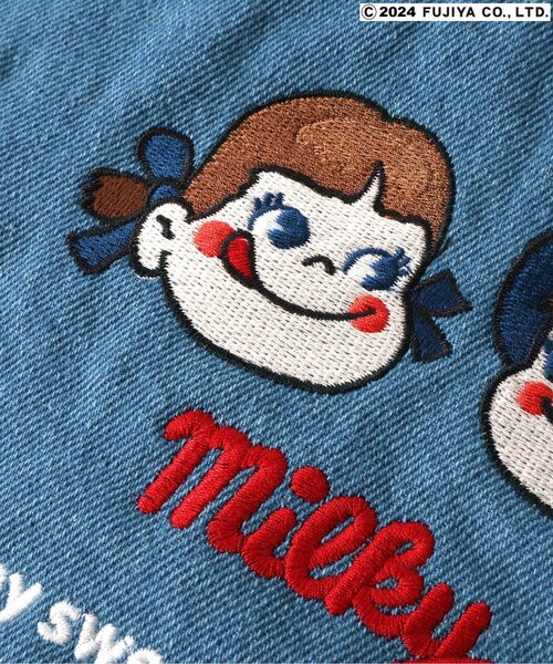 apres les cours（アプレレクール）の「PEKO&POKO デニムジャケット（デニムジャケット・キッズ・インディゴブルー・130/120/110/100/90/80）」の3枚目の写真